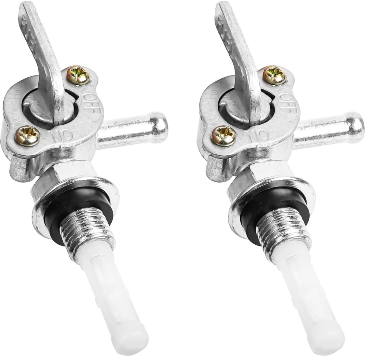 Universele Brandstoftap - M10 Brandstoftap voor Generator - Schakelaar voor Brandstoftank - Motorfiets Offroad Kart - Set van 2
