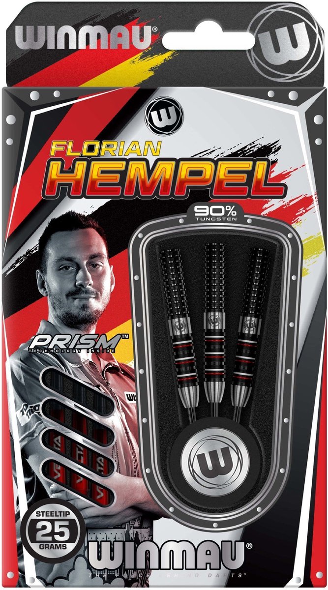 WINMAU - Florian Hempel: Steeltip Tungsten Dartpijlen Professioneel - 23g van Winmau — afbeelding 4