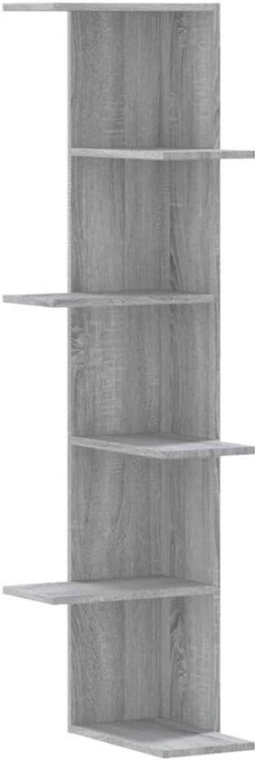 VidaXL Hoekwandschap 36,5x36,5x140 Cm Bewerkt Hout G Eikenkleur 762496598
