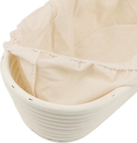 Yinchus Ronde broodbestendige mand doek voering zuurdesem banneton proofing doek natuurlijke rotan bakdeeg mand afdekking