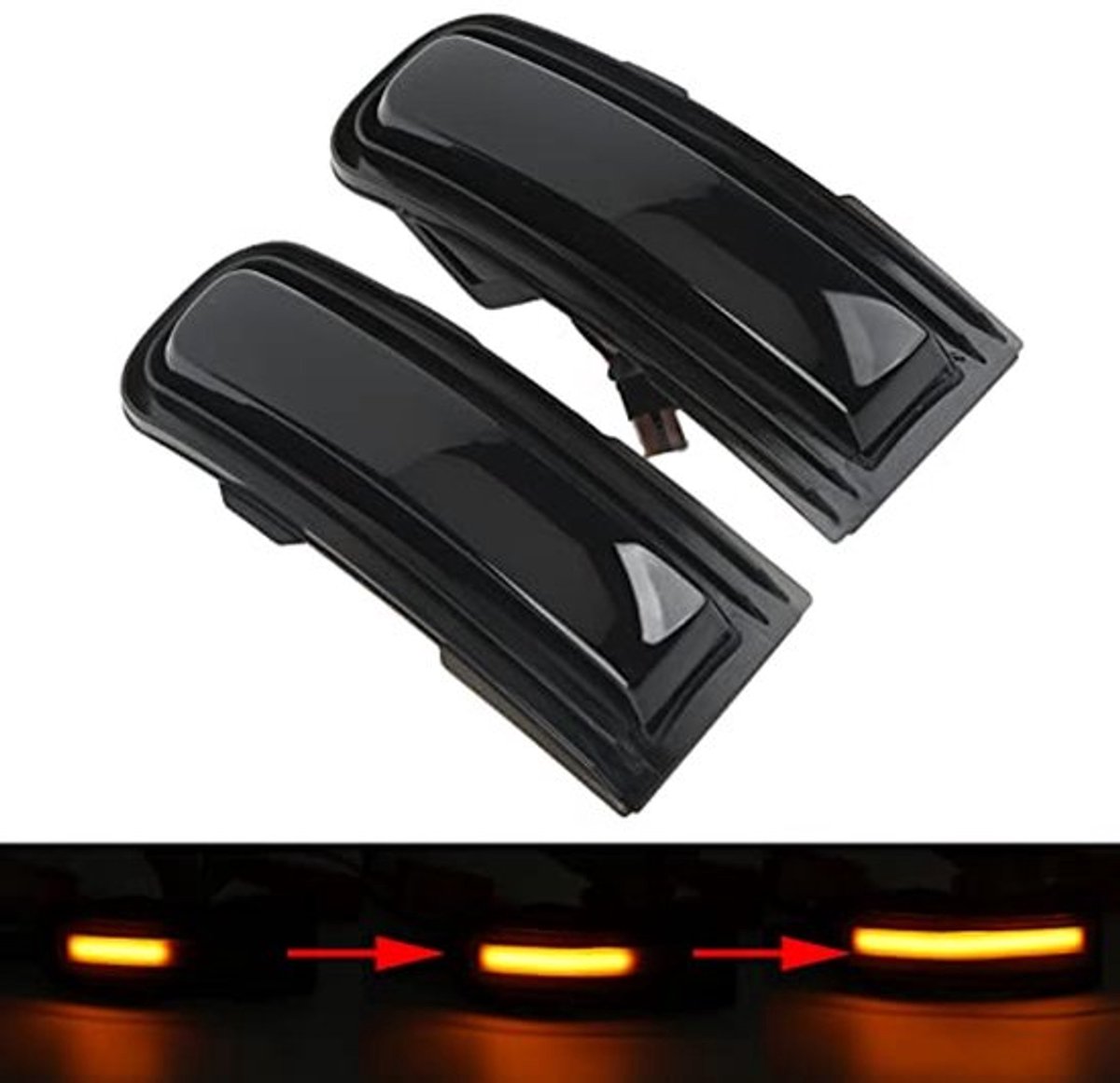 Zijspiegel Richtingaanwijzer Renegade 2015-2022 - IP67 Waterdicht - Continu Amber Indicator - 2 Stuks