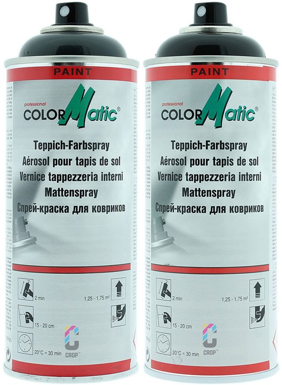 Colormatic Spray Textile Zwart Aérosol 400ml