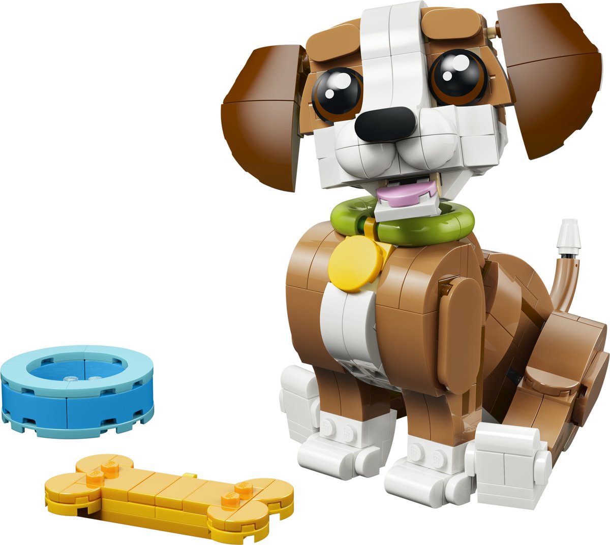 LEGO® Creator 3in1 Schattige dieren: Speelse Puppy - Dierenset - Bouw Om tot Eekhoorn of Eend - 31382 — afbeelding 11