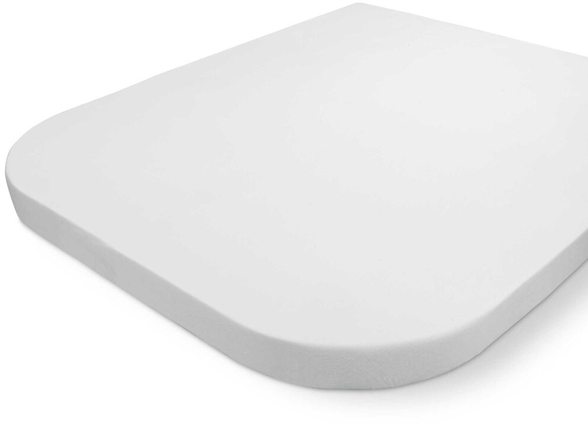 Walra Molton Hoeslaken - Molton 130/160x185/210 - 100% Katoen (BCI) - Wit