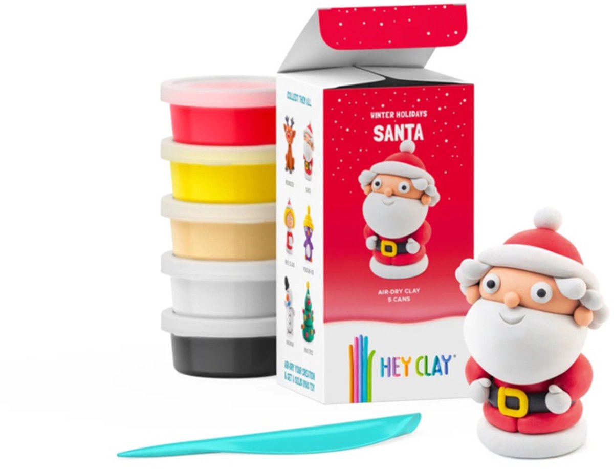 Hey Clay Boetseerklei Santa