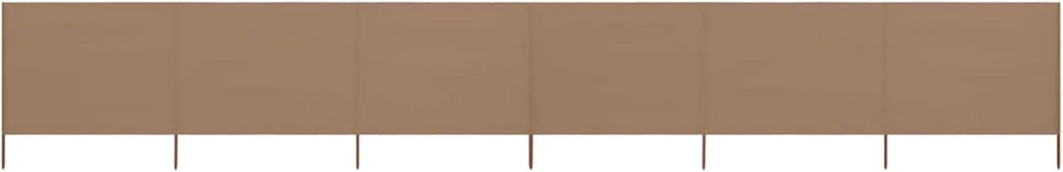 Vouwbare Windbescherming 6-Delig voor Camping, Balkon, Patio en Tuin - 800 x 160 cm