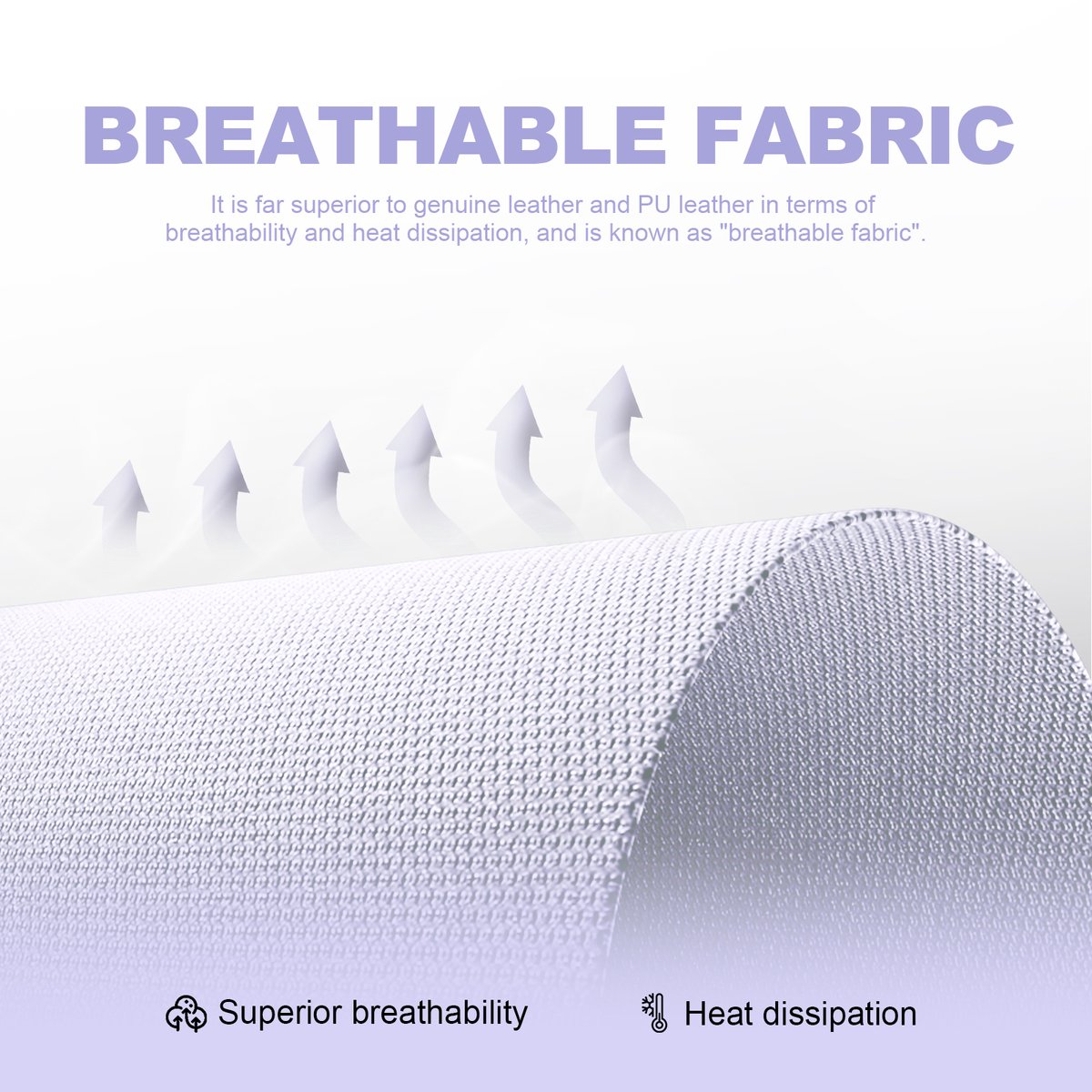 GTPLAYER Gaming Stoel met Voetsteun - Paars - afbeelding 3