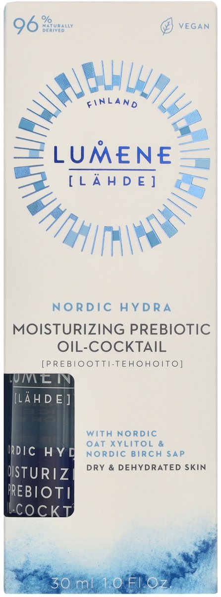 Lumene Nordic Hydra Face Moisturizing Prebiotic Oil-Cocktail 30 ml