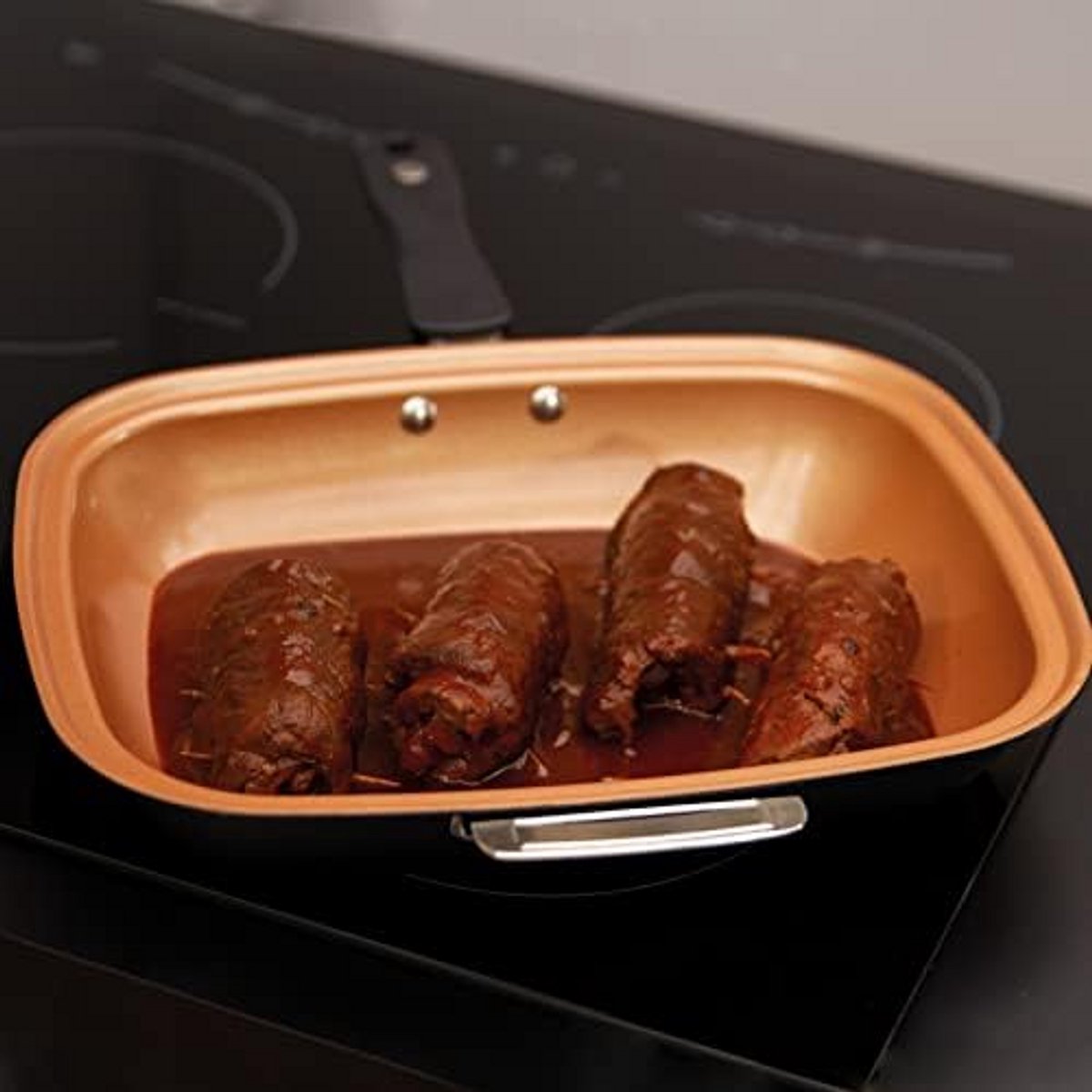 Omkeerbare Dubbele Koekenpan met Antiaanbaklaag voor Koken, Braden en Grillen
