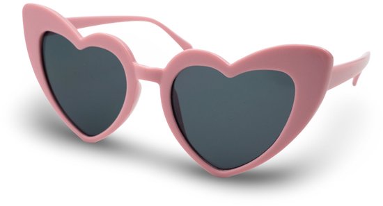Montuurtjevoorjou - Ti Amo Pink - Kinder zonnebril - Beige - Hartjes vorm - Meisjes zonnebril van Merkloos — afbeelding 2