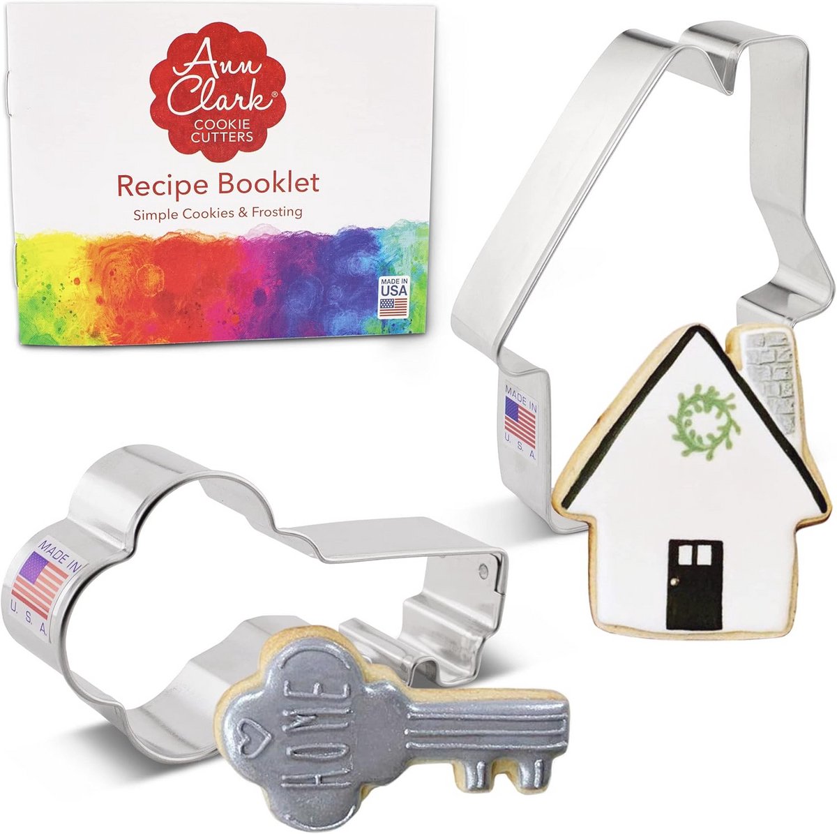 Huis en Sleutel Koekjessnijder Set met Receptenboek