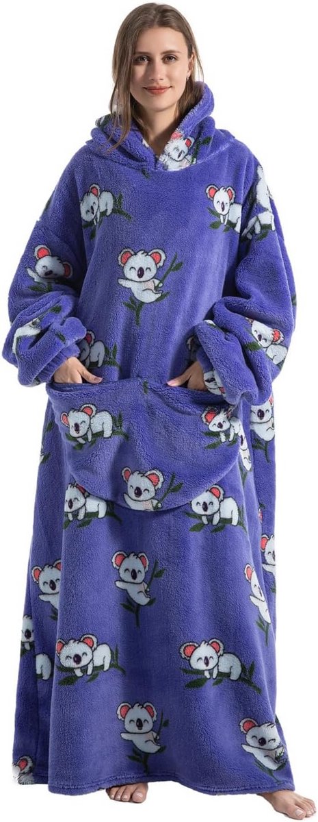 Extra Warme Dames Trui met Capuchon | Dikke Flanellen Hoodie | Zacht & Oversized