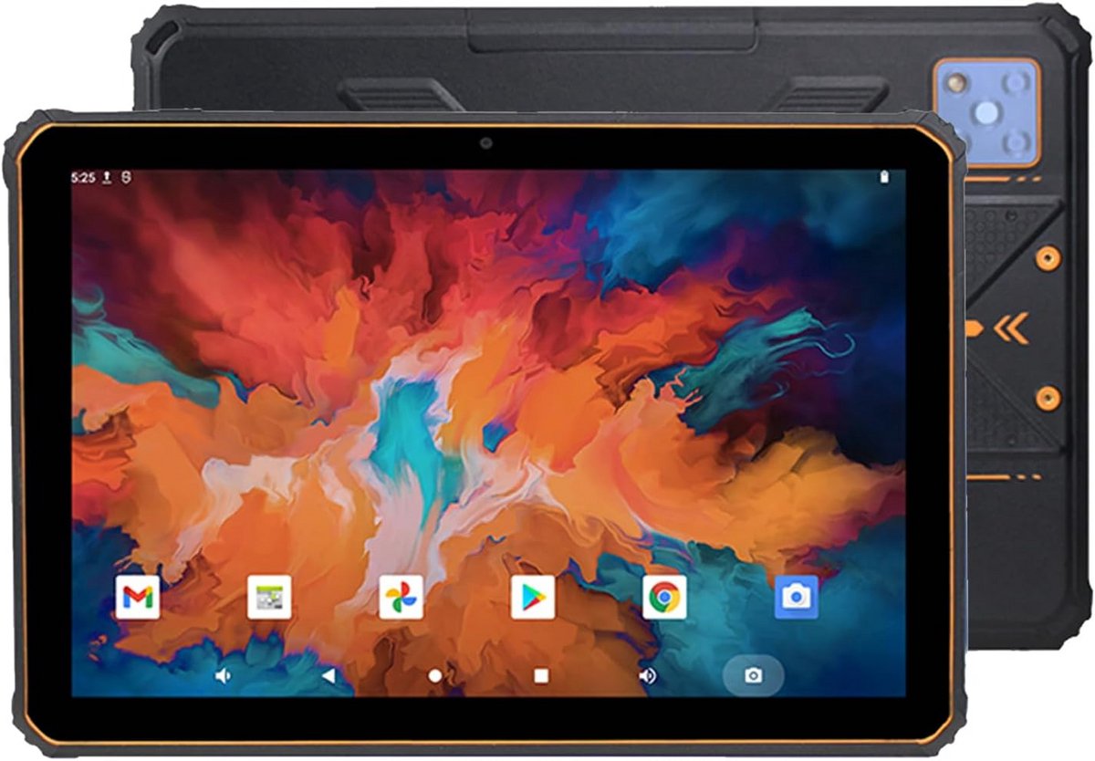 Robuuste 10,1 inch Tablet met 2D Streepjescodescanner, Android 11, 4G LTE en IP68 Waterdicht