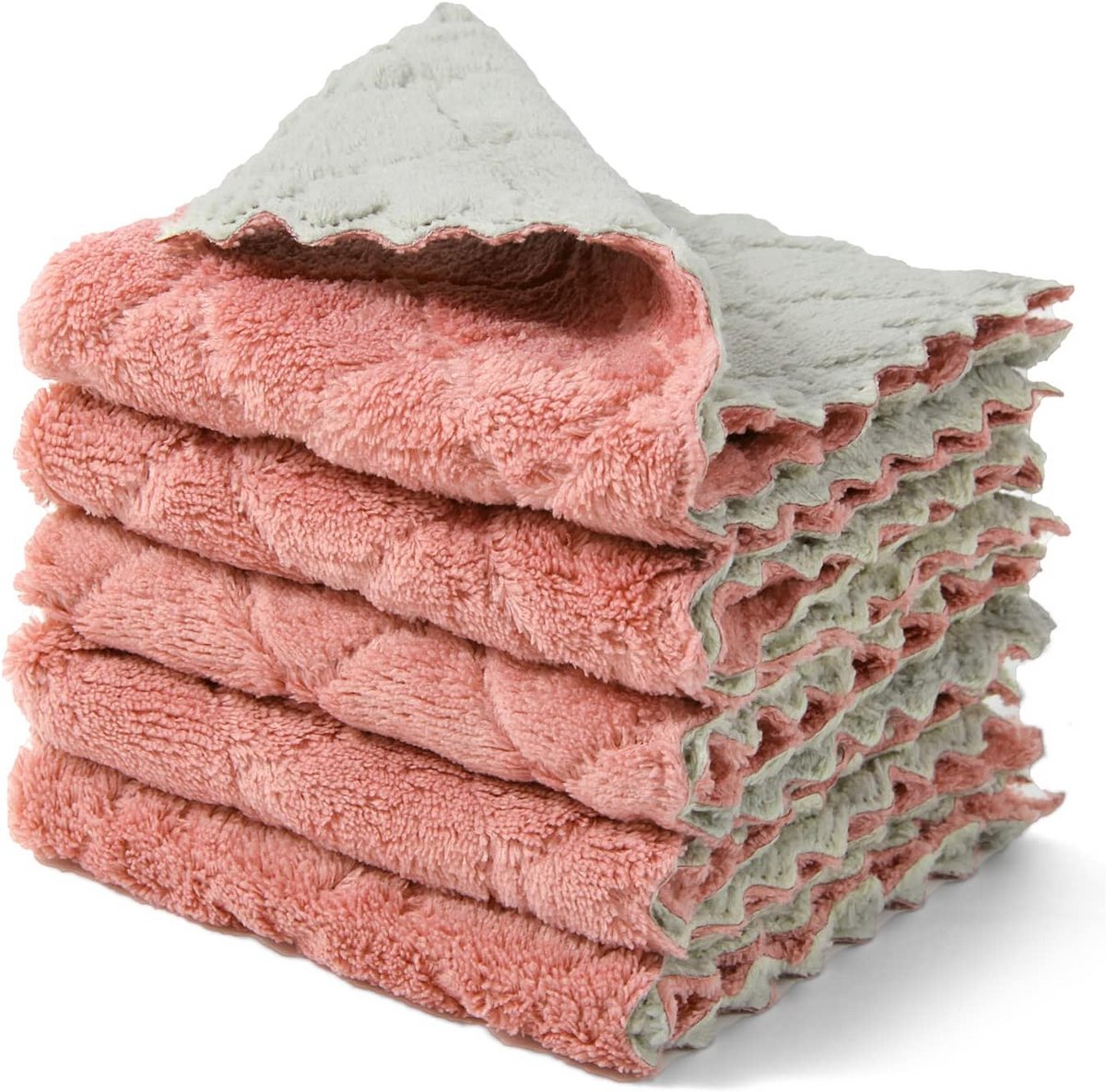 Schoonmaakdoeken Microfiber Keukendoeken Herbruikbare Absorberende Vaatdoeken 5 stuks