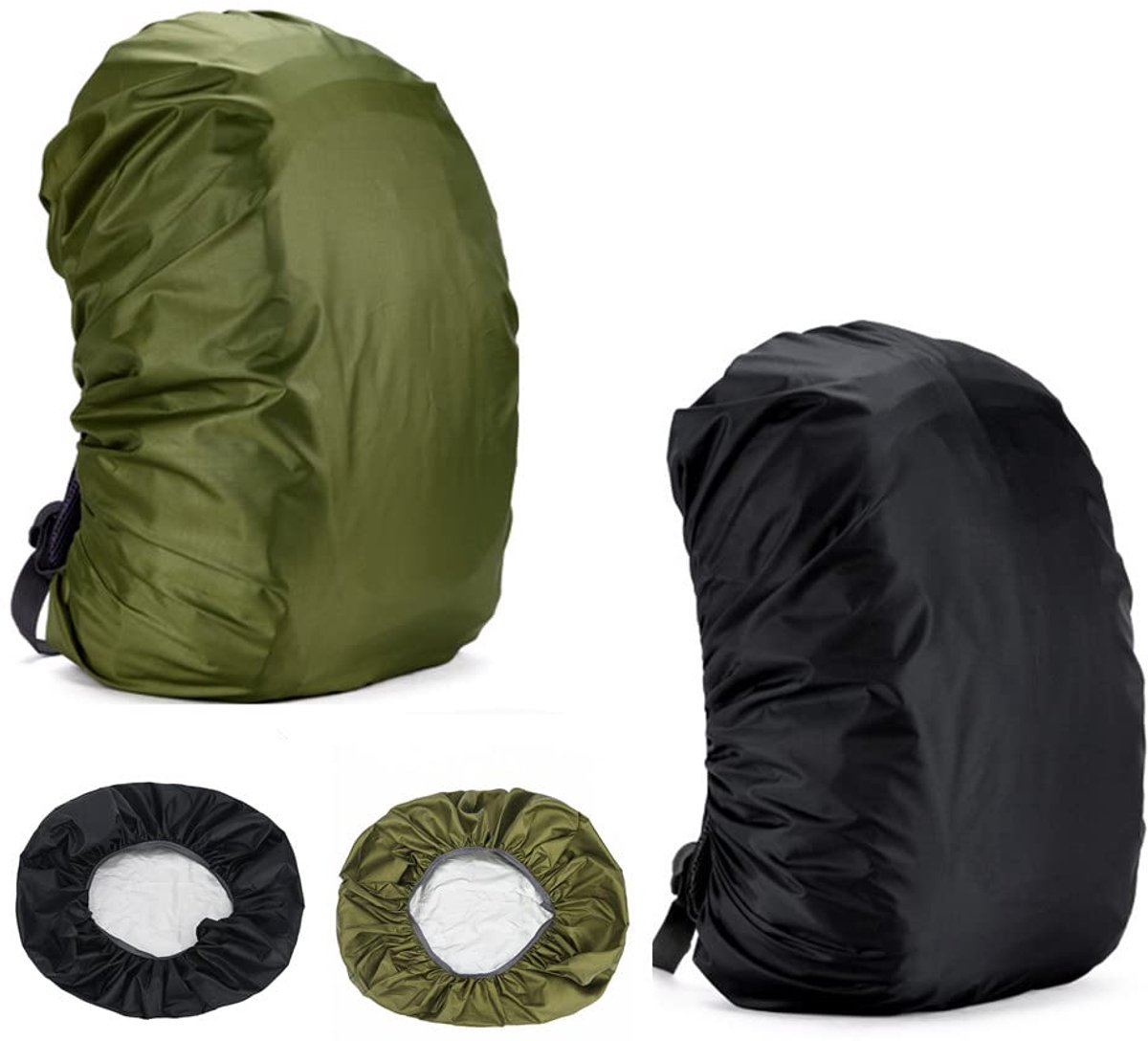 IMPERATORIS® Regenhoes Rugzak - Waterdichte Hoes - Beschermhoes voor Tas - Voor Wandelen en Fietsen - Universele Maat