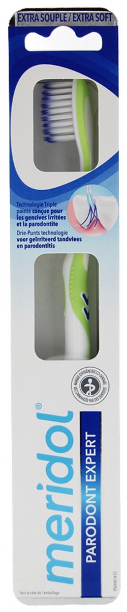 Meridol Parodont Expert Extra Zachte Tandenborstel (Kleur : Groen)