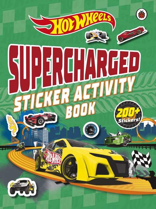 Hot Wheels- Hot Wheels: Supercharged Sticker Activity Book - cover