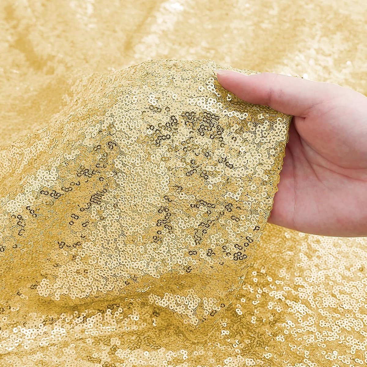 Glitter Gouden Tafelloper 10 Stuks 30,5 x 182,9 cm - Perfect voor Feestelijke Decoraties