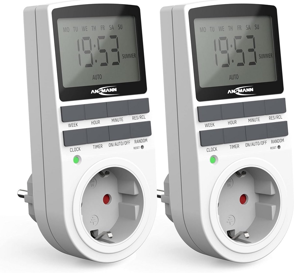 Digitale Schakelklok met LCD Display - 10 Programma's per Dag & Toevalsfunctie