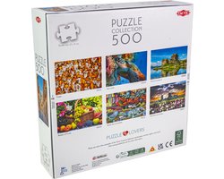 Tactic Sicily, Italy – Puzzel – 500 stukjes – Italiaans Kustlandschap op Sicilië – Middellandse Zee en Historisch Dorp – Hoogwaardige Scandinavische Kwaliteit