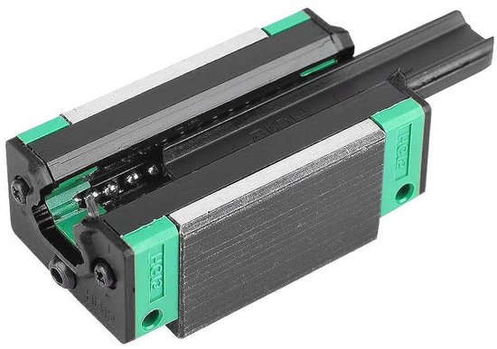 GooEquip MGN12H Lineaire Rail – 450 Mm Met Wagenblok Voor 3D-printers En CNC-machines