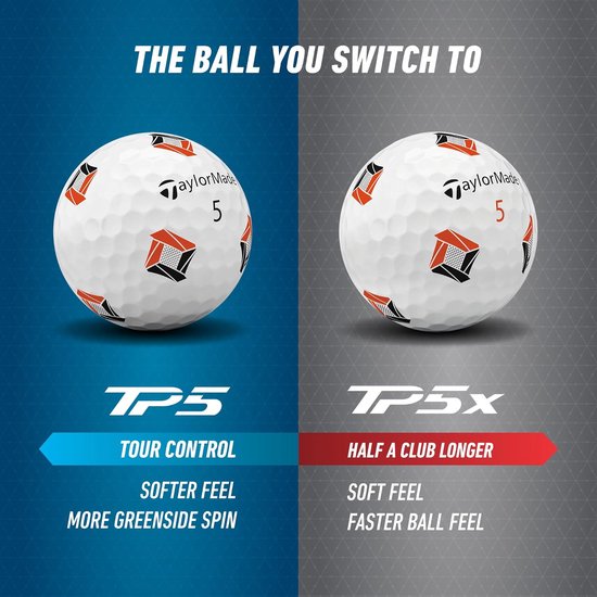5-laagse golfballen met geavanceerde visuele technologie van Merkloos — afbeelding 4