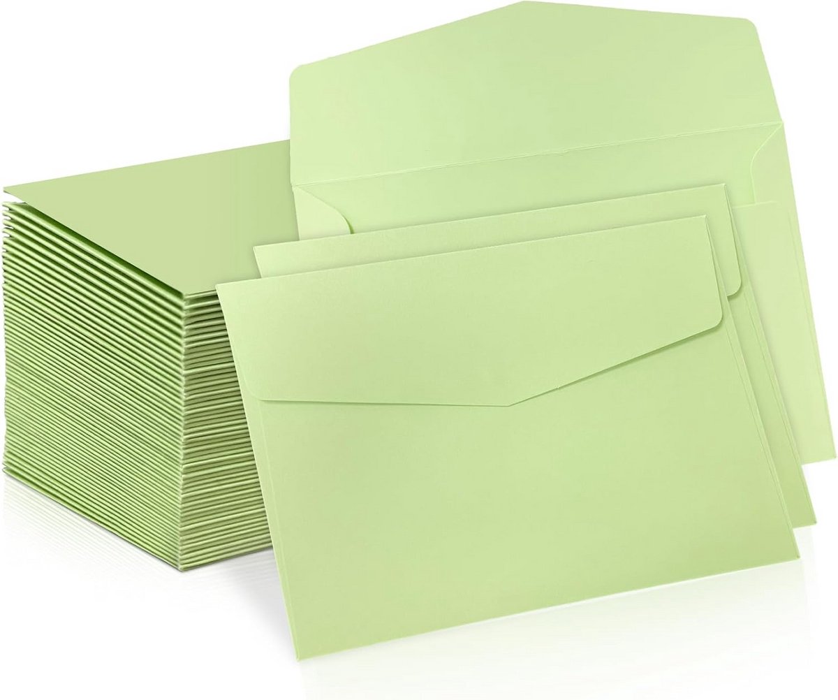 55 Gekleurde C6 Enveloppen zonder Venster voor Wenskaarten en Uitnodigingen (16,2 x 11,2 cm)