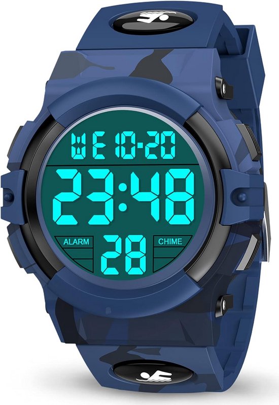 Belesy® Pro - Smartwatch Dames - Smartwatch Heren - Horloge - 1.3 Inch Kleurenscherm Full Touch Stappenteller Grijs Siliconen