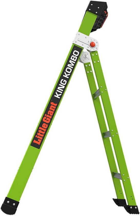 Rotating Ladder Professionele 5' Multi-Position Ladder met Rotating Wall Pad en Dual ...
