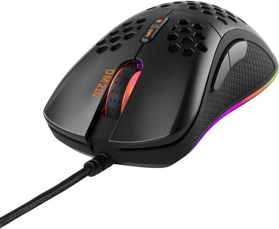 Ultradraadvrije Gaming Muis met Hoge Precisie 6400 DPI en RGB Verlichting — afbeelding 4