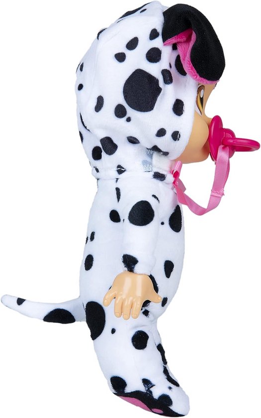 25 cm Cry Babies Tiny Cuddles Dotty babypop - echte tranen - zwart wit — afbeelding 5