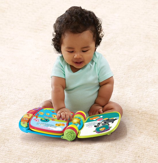 VTech Baby Dierenvriendjes Liedjesboek - Interactief Speelgoed - Babyboekje - Kinderboeken - Blauw - Cadeau - 3 tot 36 Maanden van Vtech — afbeelding 3