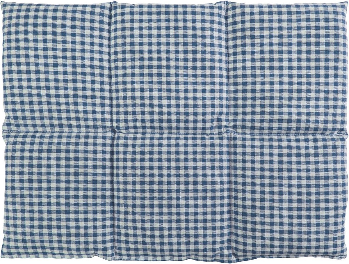 Groot Korrelkussen 40x30 cm, 6-Kamer, Blauw-Wit, Warmte en Koude voor Ontspanning
