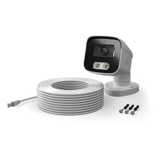 Swann EliteX 12MP Series - Beveiligingscamera's - Add-On Camera - cctv camerasysteem - Spotlight Bullet w 2 Way Audio Add On IP Camera - geen abonnementskosten - 6K Ultra HD - Spotlight Bullet IP Cameras - Met Microfoon van Merkloos — afbeelding 2