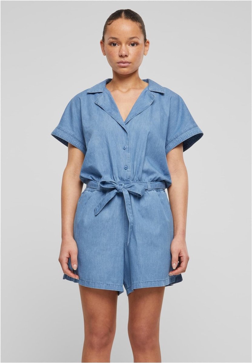 Urban Classics Light Resort Playsuit 3XL Blauw
