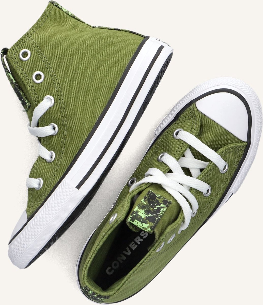 Converse Chuck Taylor All Star Digi Camo Hoge sneakers Jongens Groen