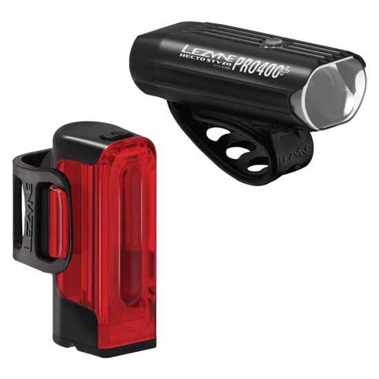 Lezyne Hecto Pro 400+ STVZO/Strip+ Fietsverlichtingsset — afbeelding 2
