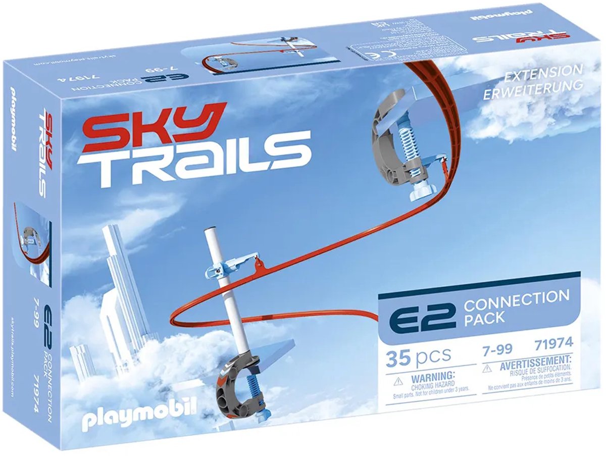 PLAYMOBIL Sky Trails Connection Pack - 71974 | Uitbreidings- en verbindingspakket om te bouwen | Creëer nieuwe routes en avonturen voor je Sky Trails-wereld | voor actiefans en bouwliefhebbers