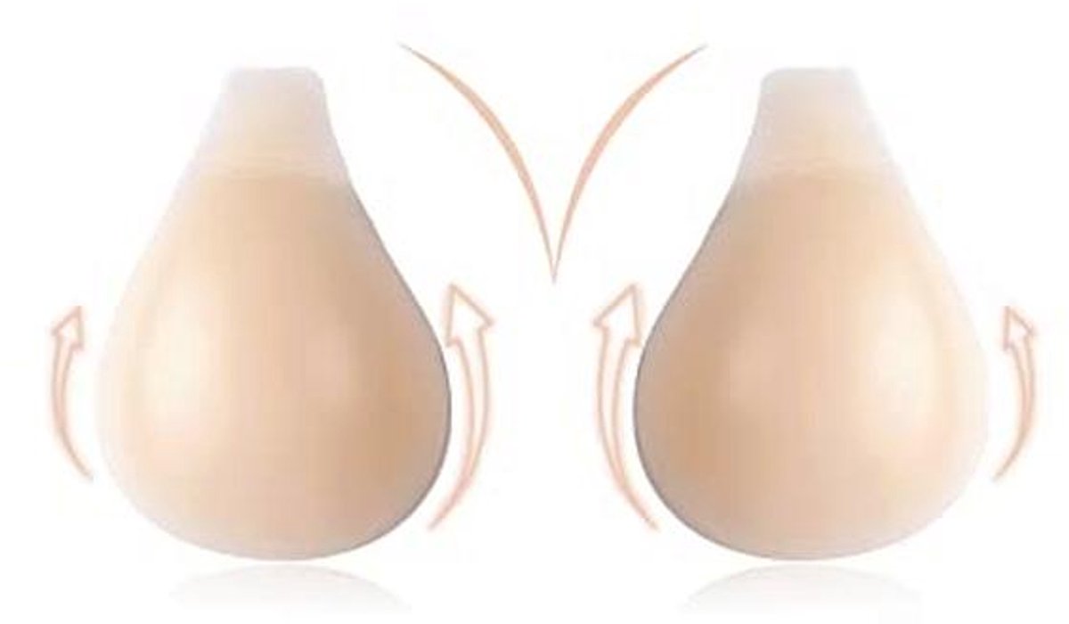 Zelfklevende bh's voor vrouwen, siliconen push-up kleverige beha, stick-on bh's voor vrouwen, onzichtbare lift up beha strapless backless beha
