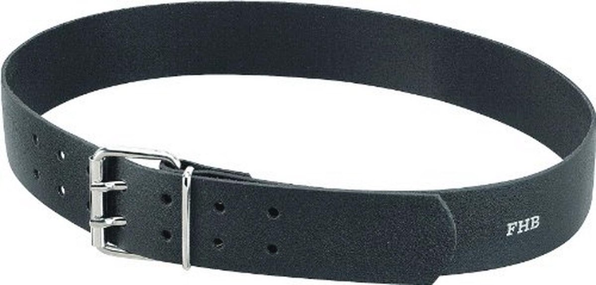 Dubbele gordel zwart 95 cm voor werk en casual gebruik