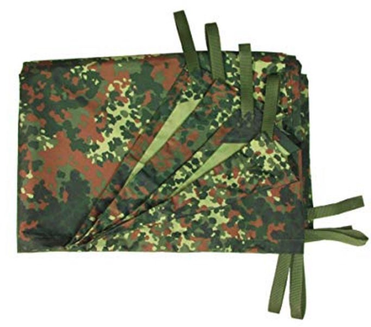 Multifunctioneel zeil voor buitenactiviteiten in camouflage