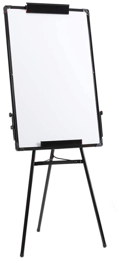 PIPIPOXER- Flip-over 60 x 90 cm, in hoogte verstelbaar Ezel Pennenbakje-Zwart