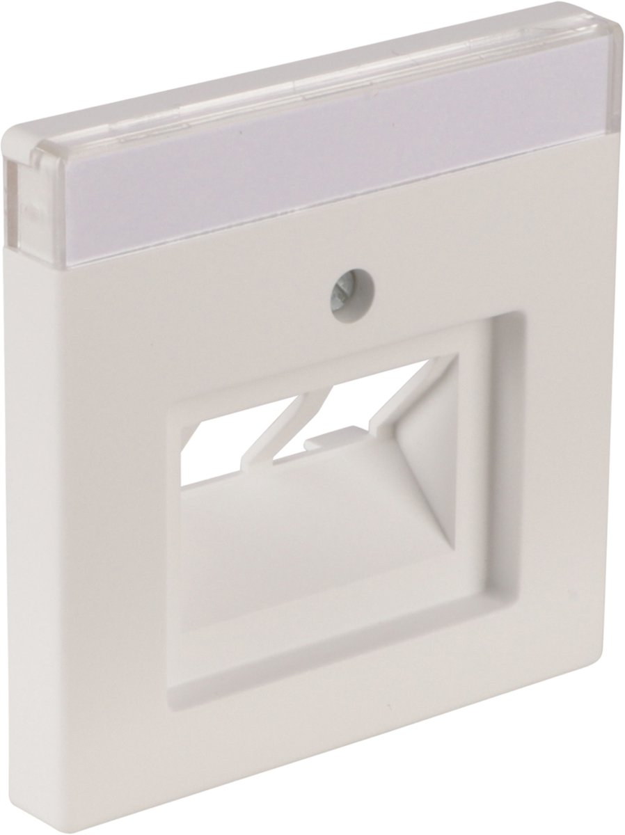 Busch Jaeger Future Linear centraalplaat - telefoon/data - 2 x 8-polig - mat wit