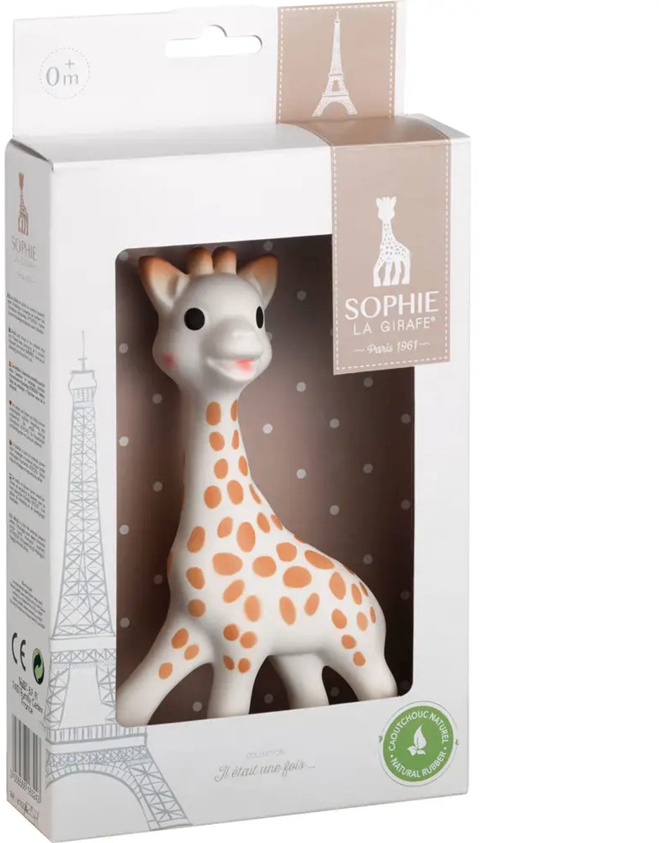 Sophie de giraf - Bijtspeeltje - Bijtspeelgoed - Baby speelgoed - Kraamcadeau - Babyshower cadeau - In wit geschenkdoosje - 100% natuurlijk rubber - Vanaf 0 maanden - 17 cm - Beige/Bruin — afbeelding 19