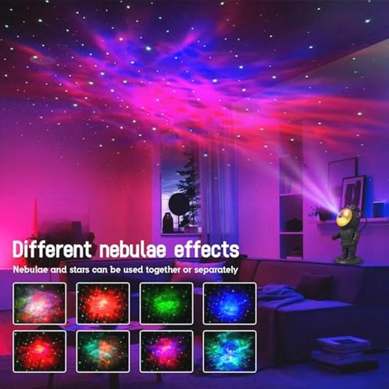 LED Astronaut Sterrenprojector - Nachtlampje voor een Magische Slaapkamer — afbeelding 2