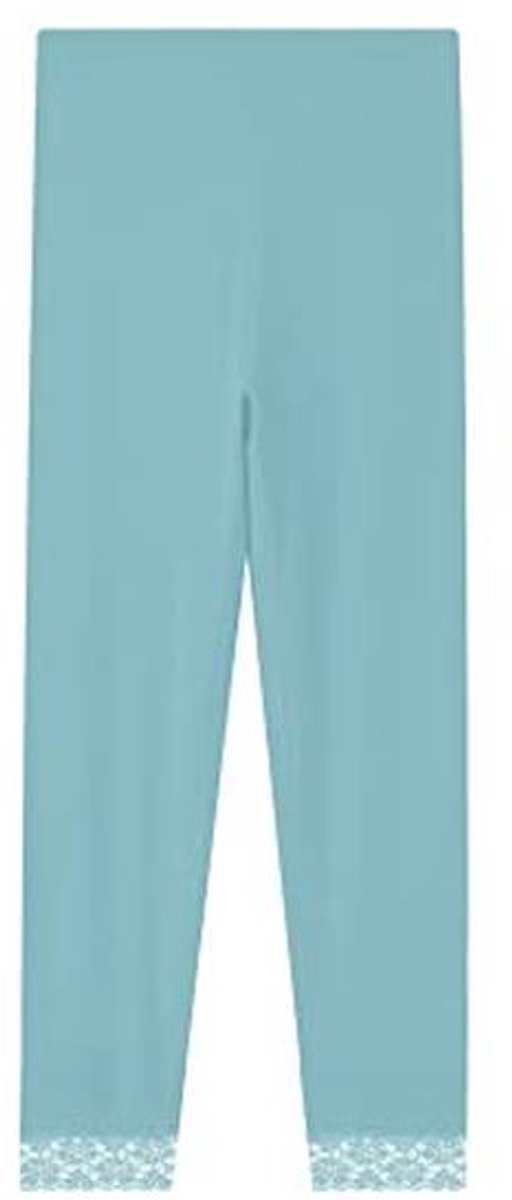 Kleurige Dameslegging 3/4-broek met Kant - Slim Fit, Hoge Taille, Ademend Katoen — afbeelding 3