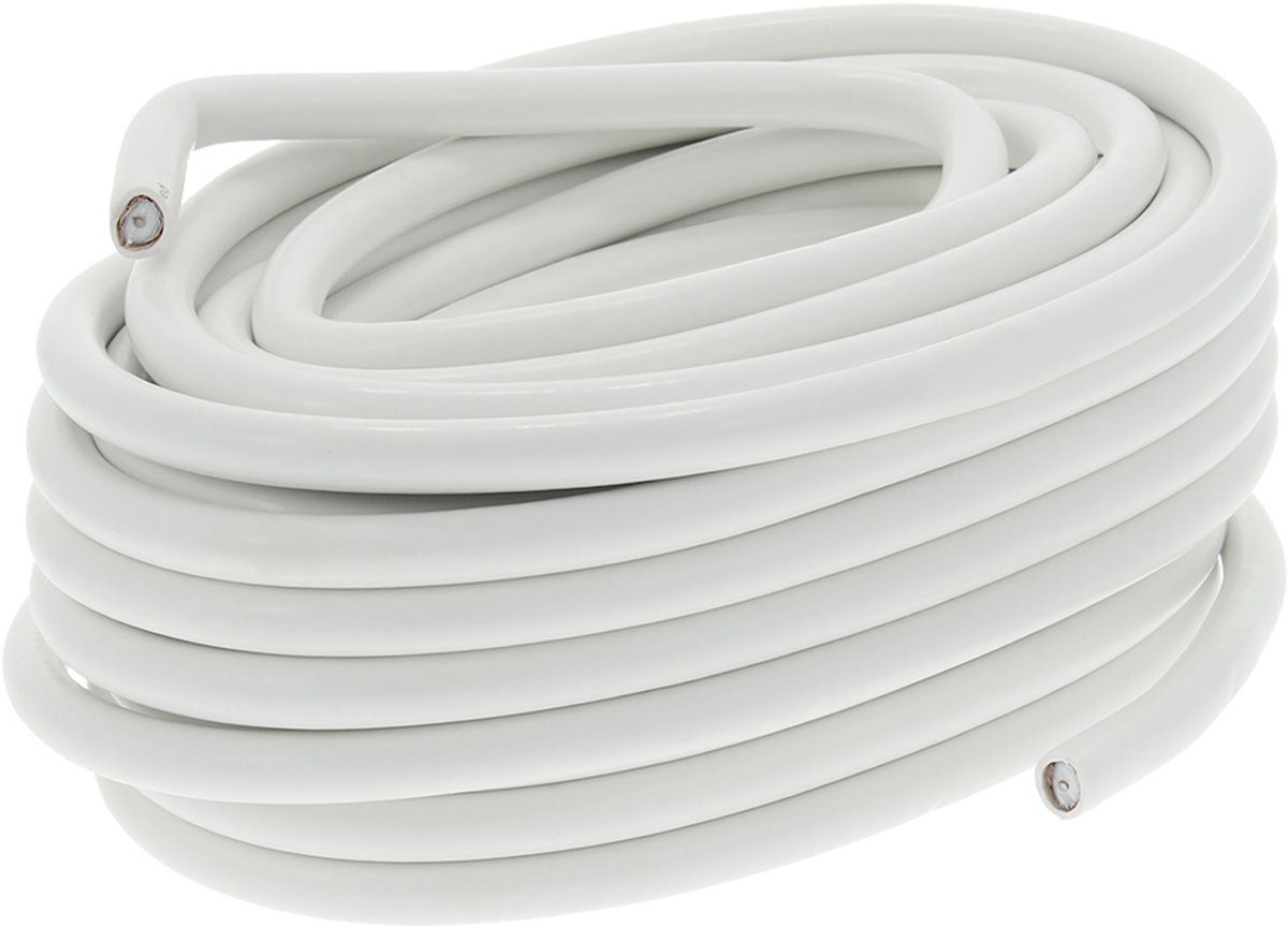 Q-Link coax kabel - prof - klasse A - Ø7 mm² - 50 m - wit