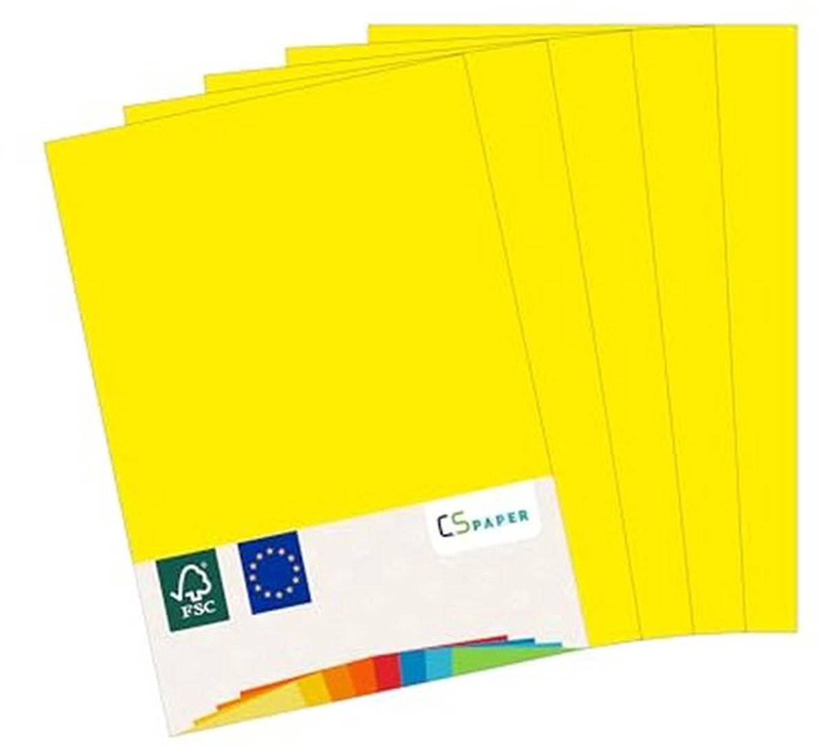 Gekleurd Papier A4 Geel 80 g/m² - Universeel Printerpapier voor Afdrukken en Knutselen