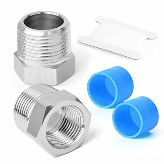 5 Stuks 1/2" Vrouwelijke BSP Naar 3/4" BSP Mannelijke Reducer Hex Bus