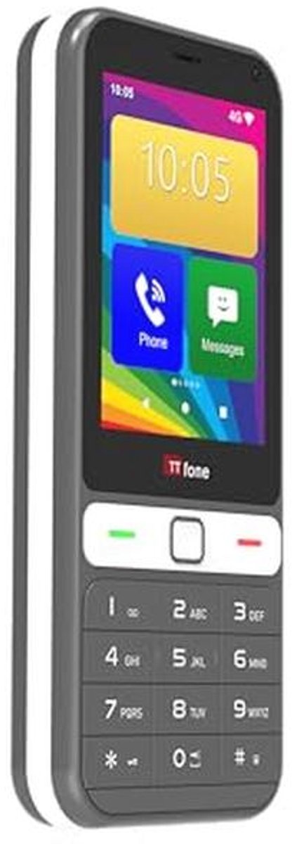 Eenvoudige 4G Telefoon met Android en Dual SIM - 2,8 Inch Touchscreen en Toetsenbord